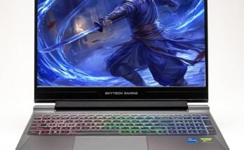 Skitch Gaming Ares Gaming Laptop, Intel Core i5-13420H(4.6GHz Turbo Boost), NVIDIA GeForce RTX 4050, 15.6” FHD 144Hz Display, 16GB DDR4, 1TB PCIe SSD, Wi-Fi 6, RGB Backlit KB, Windows 11, NLXB